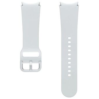 Sportband Samsung ET-SFR93SSEGEU voor Watch6 20 mm S/M zilver/zilver