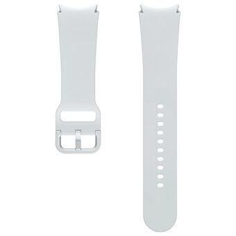 Sportband Samsung ET-SFR94LSEGEU voor Watch6 20 mm M/L zilver/zilver