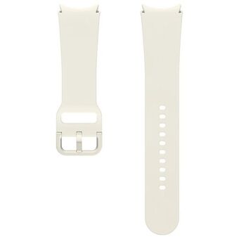 Sportband Samsung ET-SFR94LUEGEU voor Watch6 20 mm M/L crème/crème