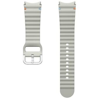 Pasek Sport Band Samsung ET-SNL31LSEGEU voor Watch7 / 6 / 5 / 4 20mm M/L zilver/zilverkleurig.