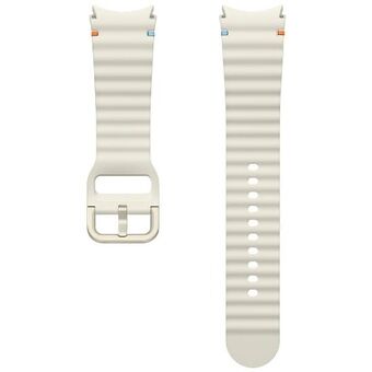 Pasek Sport Band Samsung ET-SNL31LWEGEU voor Watch7 / 6 / 5 / 4 20mm M/L crème/crème kleurig