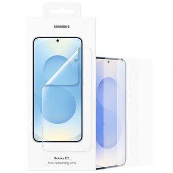 Samsung Anti-reflecterende Beschermfolie Film 2 stuks voor Galaxy S25 transparant