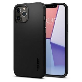 Spigen Thin Fit iPhone 12/12 Pro zwart ACS01696