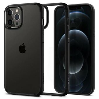 Spigen Ultra Hybrid iPhone 12/12 Pro 6,1" zwart/black matte ACS01703