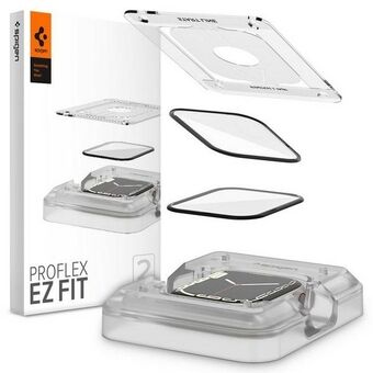 Spigen ProFlex EZ FIT Apple Watch 7 41mm 2szt./2pcs AFL04052 Hybride Glas