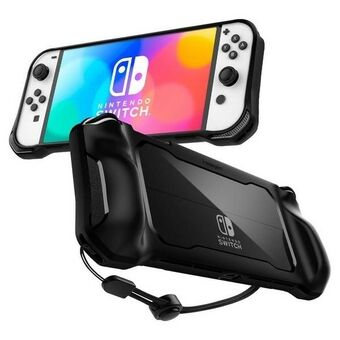 Spigen Rugged Armor Nintendo Switch Oled zwart/mat zwart ACS04020