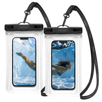 Spigen Waterdicht Hoesje A610 Universeel 2 stuks Transparant/Kristalhelder AMP04528