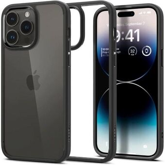 Spigen Ultra Hybrid iPhone 14 Pro zwart / matzwart ACS04961