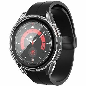 Spigen Thin Fit voor Samsung Galaxy Watch 5 Pro 45mm + gehard glas kristalhelder ACS05400