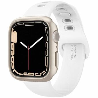 Spigen Thin Fit Apple Watch 7/8 41mm starlight ACS04185:
Spigen Thin Fit Apple Watch 7/8 41mm starlight ACS04185.