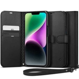 Spigen Wallet S iPhone 14 / 15 / 13 6,1" zwart ACS05421