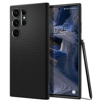 Spigen Liquid Air-hoesje voor Samsung Galaxy S23 Ultra S918 zwart/mat zwart ACS05614.