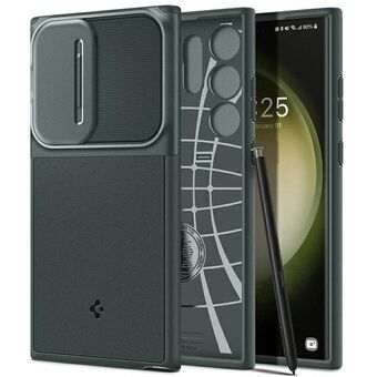 Spigen Optik Armor Sam S23 Ultra S918 groen/abyss groen ACS06081