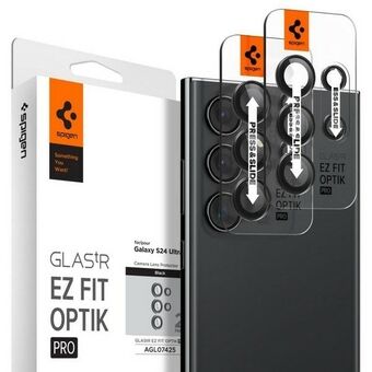 Spigen Optik.Tr Camera Sam S24 Ultra S928 "EZ FIT" Lens 2szt/2st czarny/czwart AGL07425