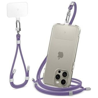 Spigen Universele Strap Set Crossbody & Polskoord voor telefoon paars/donkerpaars AFA08363