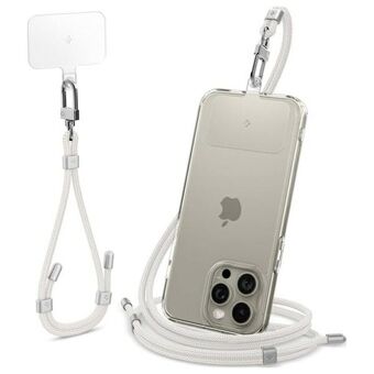 Spigen Universele Strap Set Crossbody & Polskoord voor telefoon wit/parelwit AFA08365