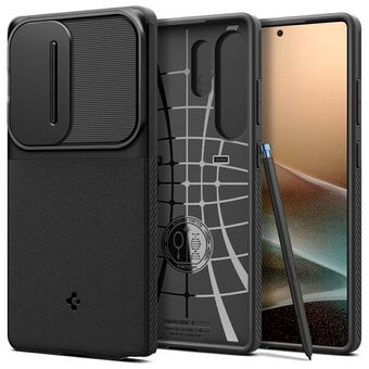 Etui Spigen Optik Armor voor Samsung Galaxy S25 Ultra zwart