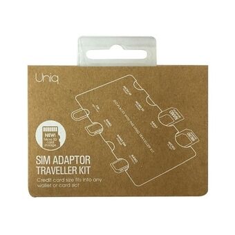 UNIQ Sim Adapter Traveller Kit 7in1 organisator