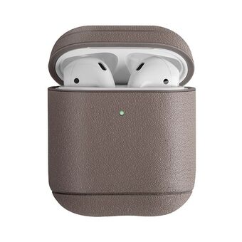 UNIQ etui Terra AirPods 1/2 gen. Echt Leder beige/beige