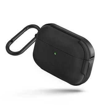 UNIQ case Valencia AirPods Pro zwart/middernacht zwart Antimicrobieel