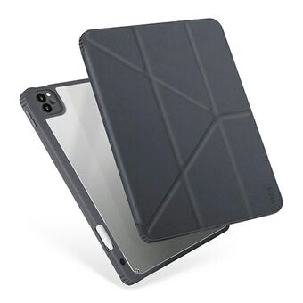 UNIQ-etui Moven iPad Pro 11" (2021/2020) Antimicrobieel grijs/charcoal grijs.