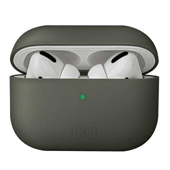 UNIQ hoesje Lino AirPods Pro Silicone grijs/grijs mos