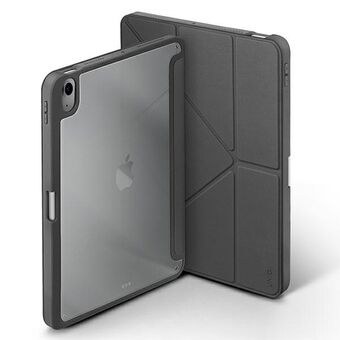 UNIQ etui voor iPad Air 10.9 (2022/2020) met antimicrobiële werking, in de kleur szary/charcoal grey.