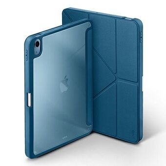 UNIQ hoesje voor iPad Air 10.9 (2022/2020) met antimicrobiële bescherming, in de kleur blauw/carpi blue.