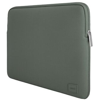 UNIQ tas Cyprus laptop Sleeve 14" groen/pewter groen Waterbestendig Neopreen