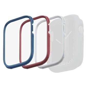 UNIQ frame voor Moduo 3in1 Apple Watch Series 4/5/6/7/8 / SE 44 / 45 mm Blauw-Rood-Wit / Blauw-Rood-Wit