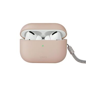 UNIQ hoesje Lino AirPods Pro 2e generatie silicone roze/blush roze