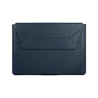 UNIQ hoesje Oslo laptop Sleeve 14" in blauw/abyss blauw