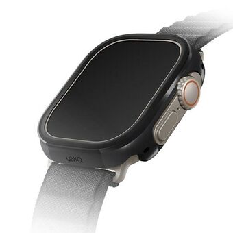 UNIQ Valencia Apple Watch Ultra 49 mm kast. zwart/nachtzwart