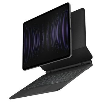 UNIQ Etui Venno Magnetic Smart met toetsenbord voor iPad Pro 11" (2022/2021) | Air 10.9" (2022/2020) zwart/ebony zwart.