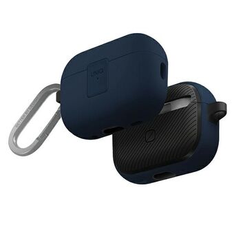 UNIQ etui Clyde Lock Case AirPods Pro 2 (2022/2023) blauw-donkergrijs/koningsblauw