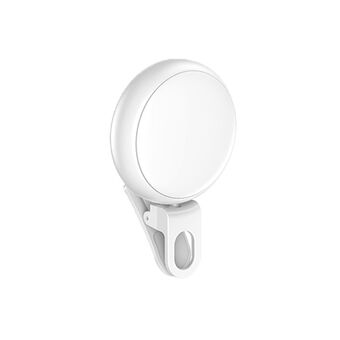 USAMS LED Selfie Light biały/white ZB55D02 (US-ZB055)