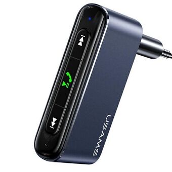 USAMS Adapter audio Bluetooth 5.0 - jack 3.5mm grijs SJ519JSQ01 (US-SJ519)