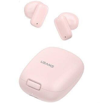 USAMS Bluetooth 5.3 TWS ID Series draadloze oordopjes roze/pink BHUID04 (ID25)