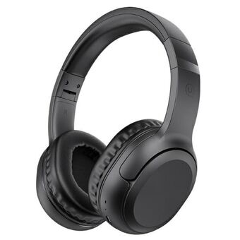 USAMS Draadloze Bluetooth 5.3 Hoofdtelefoon Over-ear Yun Serie Zwart TDLYEJYX01 (USAMS-YG23)