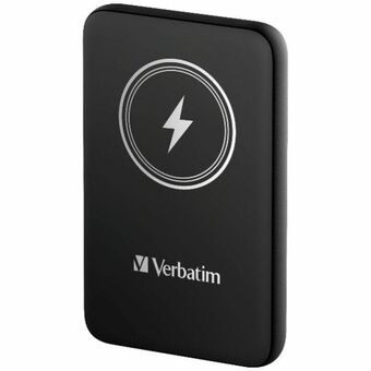 Verbatim Inductieve Powerbank `n` Go 15W 5000mAh Draadloze Magnetische Zwart/Black 32240