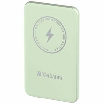 Verbatim Powerbank Inductie `n` Go 15W 5000mAh Draadloos Magnetisch groen 32241