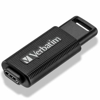 Verbatim USB-stick 128GB USB-C zwart/black 49459