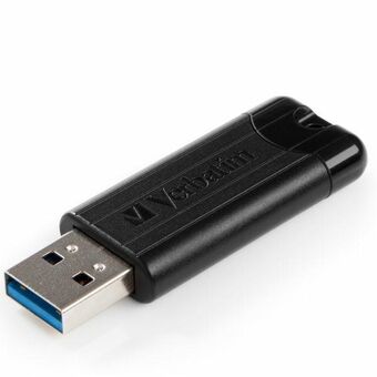 Verbatim Pendrive 256GB USB-A 3.2 PinStripe zwart/black 49320