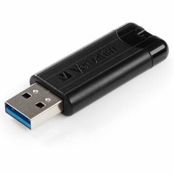 Verbatim Pendrive 128GB USB-A 3.2 PinStripe zwart/black 49319