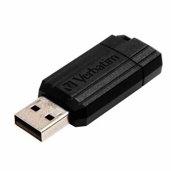 Verbatim Pendrive 128 GB USB-A 2.0 PinStripe zwart/black 49071