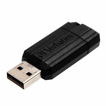 Verbatim Pendrive 64GB USB-A 2.0 PinStripe zwart/black 49065