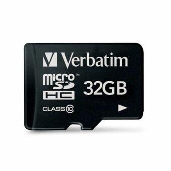 Verbatim microSDHC-kaart 32GB V10 zwart/black 44013