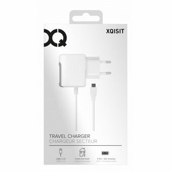 Xqisit USB-C Wandlaadadapter 2.4A 2.0 wit/wit 29287