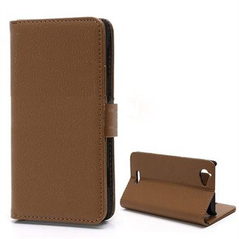 Goedkoop hoesje voor Xperia L (Bruin)