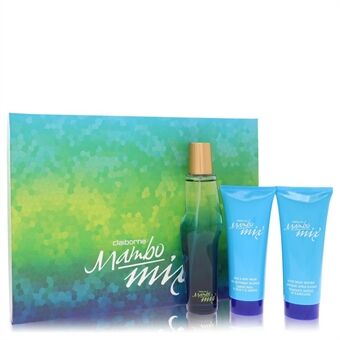 Mambo Mix by Liz Claiborne - Gift Set -- 3.4 oz Eau De Cologne Spray + 3.4 oz After Shave Soother + 3.4 oz Shower Gel - voor mannen